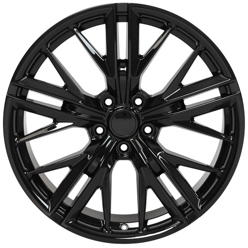20 Inch Chevy Camaro ZL1 Staggered Gloss Black Finish